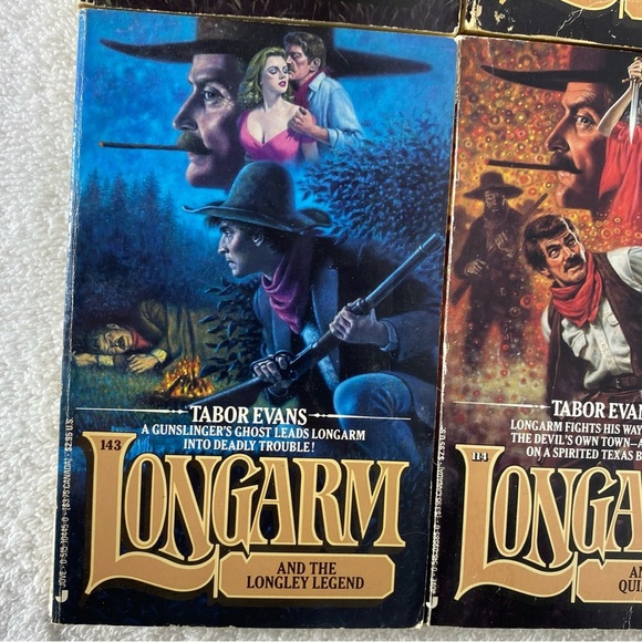 Vintage Longarm Action Western Romance Novel x4 - Picture 4 of 14
